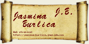Jasmina Burlica vizit kartica
